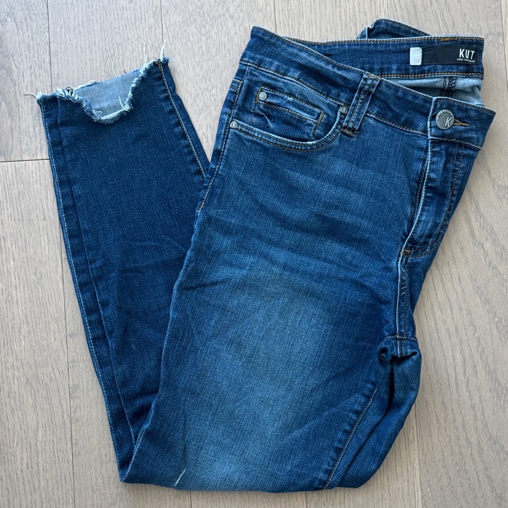 Kut from the Kloth Dark Blue Skinny Jeans